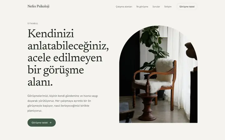 Vitrinle tasarım örneği