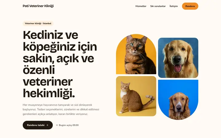 Vitrinle tasarım örneği